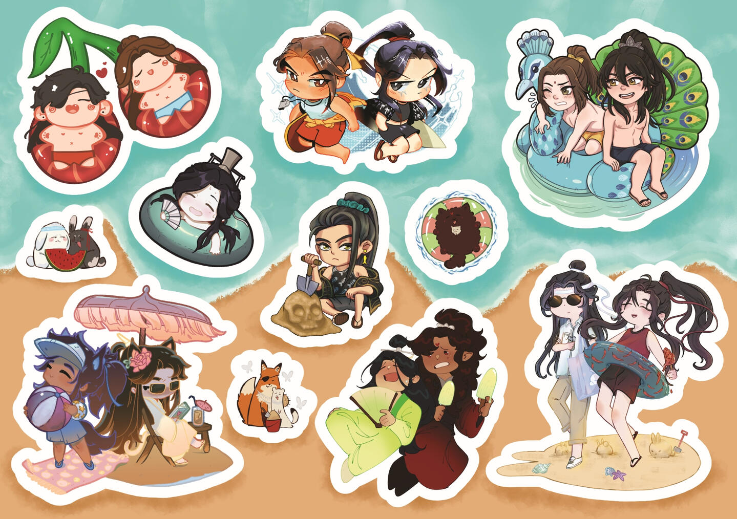 collective sticker sheet